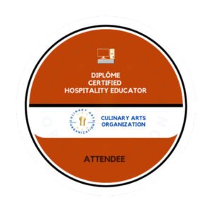 DIPLÔME CERTIFIED HOSPITALITY EDUCATOR