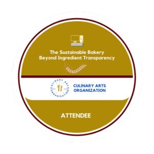 THE SUSTAINABLE BAKERY BEYOND INGREDIENTS TRANCPARENCY
